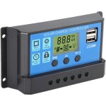 Contr�leur de charge solaire 30 a, contr�leur de charge du panneau solaire 12 v / 24 v, r�glage de la ...