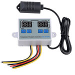 Contr�leur num�rique double de temp�rature et d'humidit� pour r�frig�rateur domestique, thermostat, hygrostat, ...