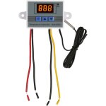 Contr�leur de temp�rature �lectronique avec affichage led, sonde ntc �tanche, thermostatique, - 50 � ...