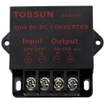 Convertisseur dc dc 24v 12v vers 5v 10a 50w pour �cran led publicitaire voiture