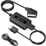 Convertisseur p�ritel vers hdmi avec c�bles hdmi et p�ritel, convertisseur scart vers hdmi, adaptateur ...