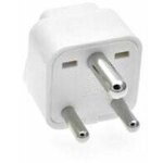 Convertisseur de prise de commutateur sud - africain adaptateur de prise de type m safe ground petite ...