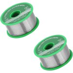 Lot de 2 rsistances  souder 1, 0 mm, sans plomb avec noyau de colophane, 50 g, convient pour la rparation ...