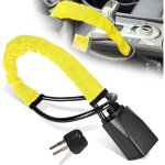 Antivol de volant, antivol de scurit pour voiture avec 3 cls, antivol de ceinture de scurit abs ...