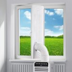 Kit de joint de fenêtre portable 400 cm pour climatiseurs, déflecteur d'air chaud à économie d'énergie ... Kit de joint de fenêtre portable 400 cm pour climatiseurs, déflecteur d'air chaud à économie d'énergie ...