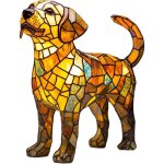 Lampes en vitrail animalier - lampes en vitrail vintage en forme de chat veilleuses de chevet en forme ...
