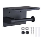 Porte - papier hygi�nique, porte - papier hygi�nique mural, avec support de rangement pour t�l�phone ...
