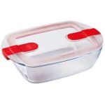 Cook & heat plat rect 23x15 + cv - pyrex