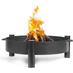 Cookking - bras�ro ext�rieur haiti, 80cm, acier naturel, avec pieds 111238