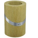 Poujoulat - coquille isolante coqisol - ht 330 mm - diamtre 80 / 130 mm