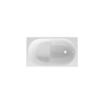 Glass - coque de baignoire rectangulaire mod. rubino avec assise - 120x70 cm sans panneau Glass - coque de baignoire rectangulaire mod. rubino avec assise - 120x70 cm sans panneau