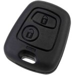Coque de cl� 2 boutons compatible peugeot 107, 307, citro�n c1, c2, c3, berlingo ? bo�tier de remplacement ...