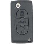 Coque de cl� 3 boutons �tui cl� compatible avec citroen peugeot 2pi�ces �tui cl� coque de protection ...