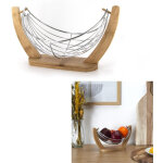 Corbeille � fruits design bambou et inox cook