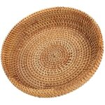 Corbeille de fruits rond en rotin tiss panier  pain en osier naturel dcoration panier panier panier ...