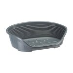 Ferplast - corbeille siesta deluxe 4 - 61, 5x45x21, 5 cm - gris fonc� - pour chien et chat