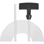 Corde d�marrage � recul avec poign�e 6mm diam�tre 1. 55m 5ft nylon tirer cordon pour 178f 186f tondeuse ...