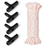 Corde de d�marrage tondeuse � gazon corde de d�marrage 10 m�tres �4mm et poign�e de d�marrage 4 pi�ces, ...