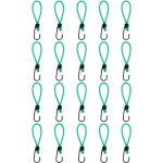 Cordes �lastiques avec crochets 20 pcs 15 cm vidaxl