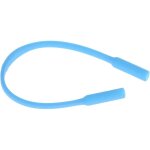 Corde pour d'enfants en silicone doux cordon cha�ne bracelet lunettes, bleu