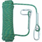 Corde d'escalade 10 mm - 32 pieds corde de rappel haute r�sistance pour la randonn�e, l'alpinisme, l'entra�nem ...