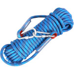 Corde escalade 8mm 10m avec 2 mousqueton escalade corde alpinisme corde de sauvetage incendie �vacuation ...