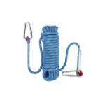 Corde d'escalade avec mousqueton de scurit statique 10mm corde d'alpinisme polyester sauvetage pour ...