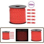 Corde de haubanage de tente avec bandes réfléchissantes et clés - corde de tente - corde de haubanage ... Corde de haubanage de tente avec bandes réfléchissantes et clés - corde de tente - corde de haubanage ...