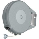 Corde � linge r�tractable de 12 m, portant � v�tements tr�s solide et durable, m�canisme t�lescopique ...