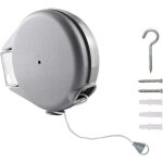 Corde � linge r�tractable, 12m �tendoir � linge corde � linge r�tractable antid�rapante fil � linge corde ...