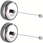 Corde � linge r�tractable 2 pi�ces, s�che - linge en acier inoxydable avec corde en nylon r�glable robuste, ...