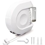 Corde à linge rétractable d'extérieur 15 m Corde à linge rétractable d'extérieur 15 m