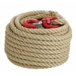 Corde � poulie chanvre diam�tre 20 mm longeur 40 m - corderie mesnard sas