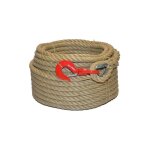 Corderies tournonaises - corde � poulie polypropyl�ne avec crochet � emerillon - 20 mm x 20 m