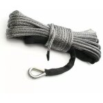 Corde synth�tique de 7700 lb pour treuil forestier, 6 mm, 15 m, pour vtt