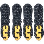Corde de tente r�fl�chissante 4 m corde nylon avec tendeur en aluminium l�ger ficelle pour b�che fixation ...