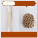 La cordeline ficelle jute naturel �3. 0mm �100m pour le jardinage, bricolage, activit�s manuelles (corde ...