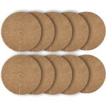 La cordeline lot 10 disques paillage � 40 cm fibre coco naturel 900g / m� - tapis protection plante, ...
