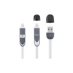 Electraline - cordon alimentation smartphone micro usb adapt. iphone 1m