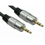 Cordon audio jack mle 3, 5 mm vers jack mle 3, 5 mm, long. 3m ( prix pour 1 )