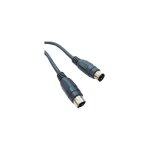 Cordon audio vid�o svhs noir mini din m�le 4 broches mini din m�le 4 broches, 20m ( prix pour 1 )