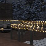 Cordon lumineux avec 1200 led blanc chaud 50 m pvc vidaxl