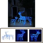 Cordon lumineux de noël 3 pcs rennes 229 led - guirlande lumineuse noel - decoration noel exterieur - ... Cordon lumineux de noël 3 pcs rennes 229 led - guirlande lumineuse noel - decoration noel exterieur - ...
