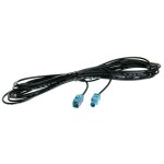 Cordon prolongateur antenne 5m fakra m f noir