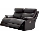 Altobuy - cordoue - canap relax electrique 2 places cuir marron