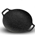 Cor�enne plaque de cuisson 34cm tour antiadh�sive grillpfanne, de plein air de camping portable barbecue ...