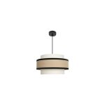 Cornalina lampe suspendue deceiling lamp 1x27 beige / black 40d