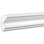 Corniche 150122 profhome moulure dcorative style no - classicisme blanc 2 m