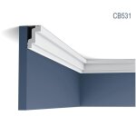 Orac - corniche moulure cimaise dcoration de stuc decor cb531 basixx profil dcoratif du mur et du plafond ...