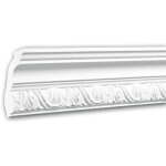 Corniche de plafond 150251 profhome moulure polyur�thane d�corative design intemporel classique blanc ...